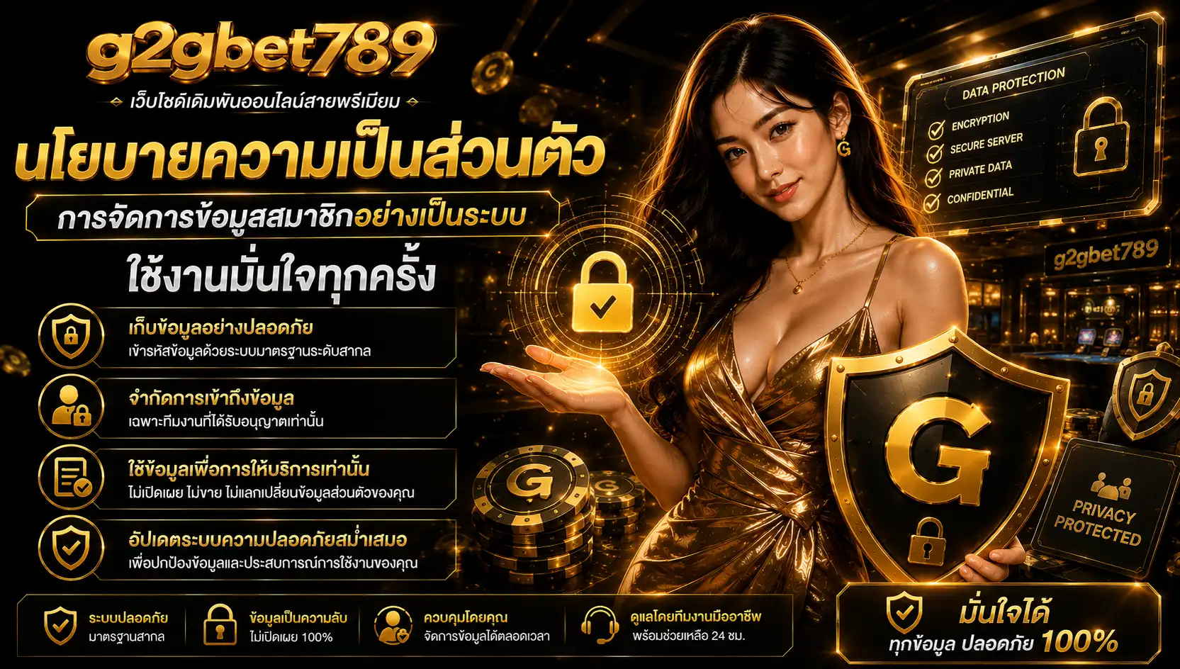 นโยบายความเป็นส่วนตัว - g2gbet789
